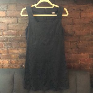 Black patterned dress